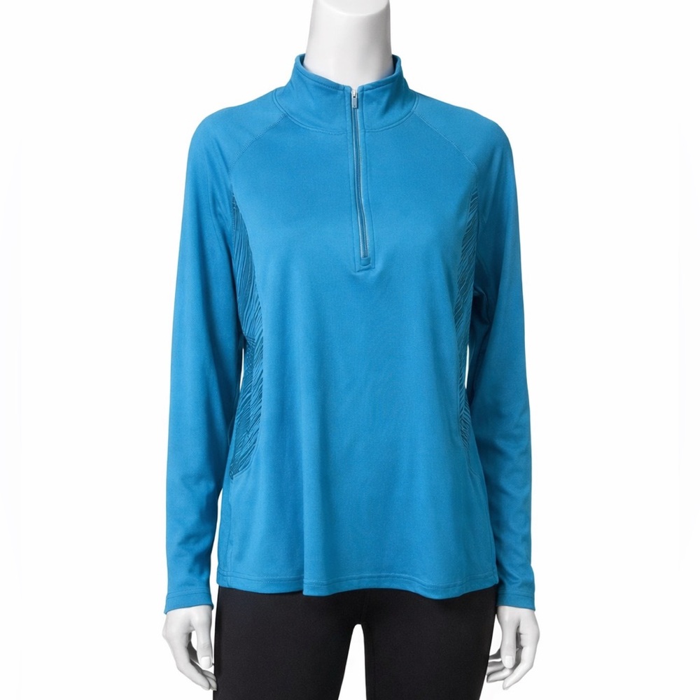 Sporty Half Zip Top in XL